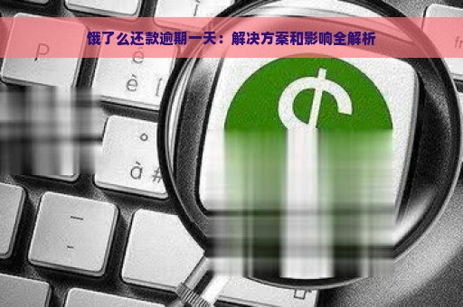 饿了么还款逾期一天：解决方案和影响全解析