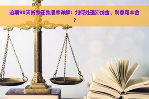 逾期90天贷款还款顺序详解：如何处理滞纳金、利息和本金？