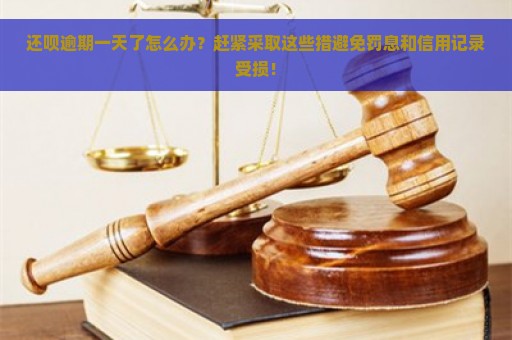 还呗逾期一天了怎么办？赶紧采取这些措避免罚息和信用记录受损！