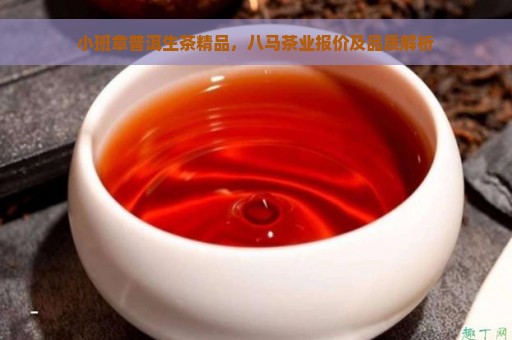 小班章普洱生茶精品，八马茶业报价及品质解析