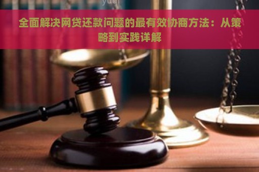 全面解决网贷还款问题的最有效协商方法：从策略到实践详解