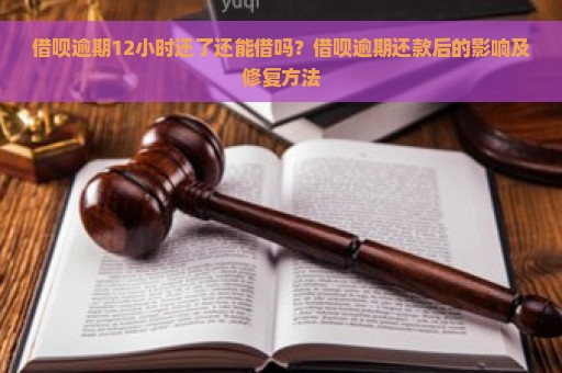 借呗逾期12小时还了还能借吗？借呗逾期还款后的影响及修复方法