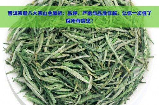 普洱茶新八大茶山全解析：品种、产地与品质详解，让你一次性了解所有信息！