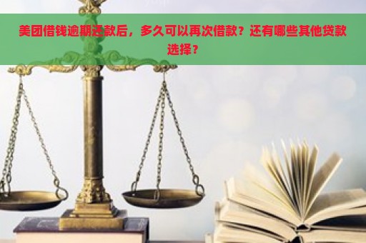 美团借钱逾期还款后，多久可以再次借款？还有哪些其他贷款选择？