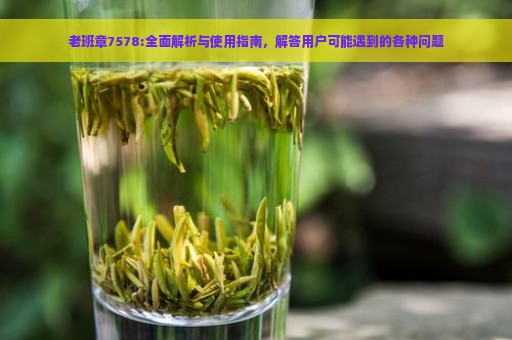 老班章7578:全面解析与使用指南，解答用户可能遇到的各种问题