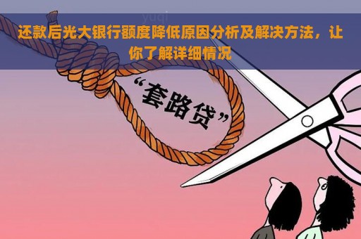 还款后光大银行额度降低原因分析及解决方法，让你了解详细情况