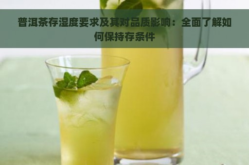 普洱茶存湿度要求及其对品质影响：全面了解如何保持存条件