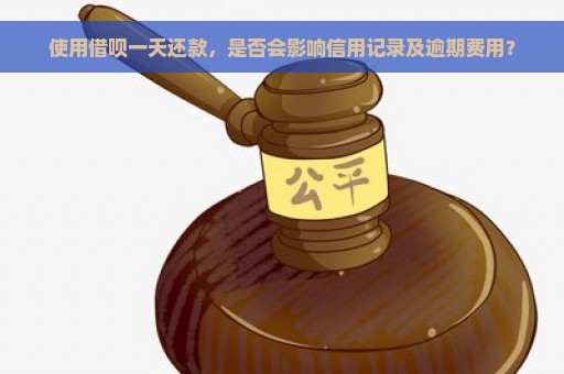 使用借呗一天还款，是否会影响信用记录及逾期费用？