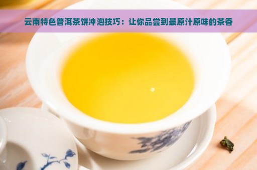 云南特色普洱茶饼冲泡技巧：让你品尝到最原汁原味的茶香