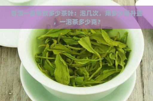 普洱一壶茶放多少茶叶：泡几次，用多少毫升壶，一泡茶多少克？