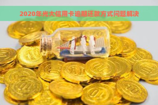 2020年光大信用卡逾期还款方式问题解决