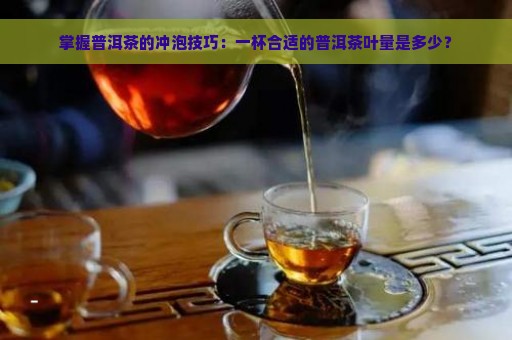 掌握普洱茶的冲泡技巧：一杯合适的普洱茶叶量是多少？