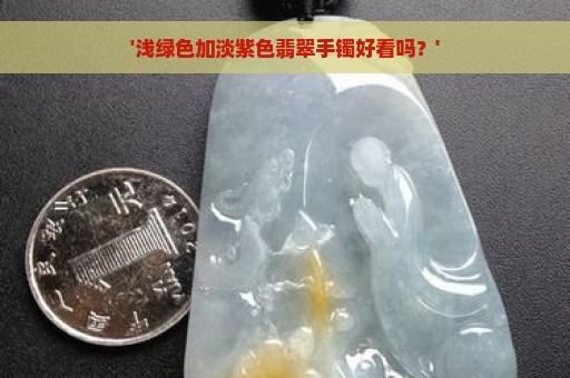 '浅绿色加淡紫色翡翠手镯好看吗？'