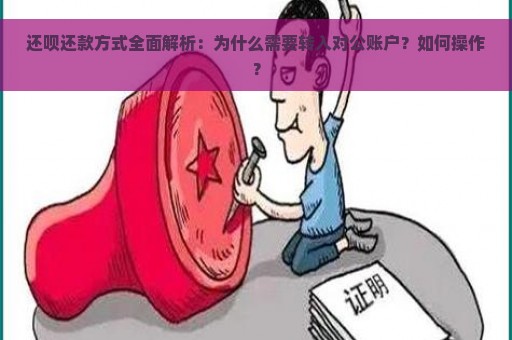 还呗还款方式全面解析：为什么需要转入对公账户？如何操作？