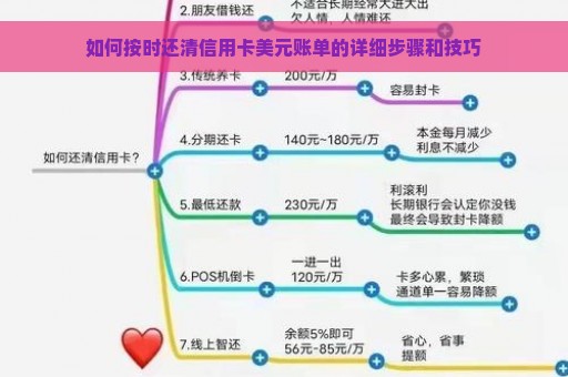 如何按时还清信用卡美元账单的详细步骤和技巧