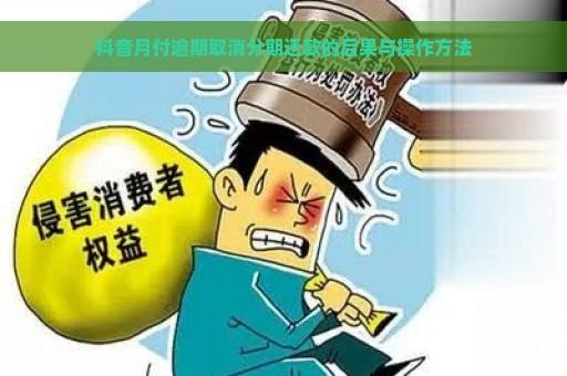 抖音月付逾期取消分期还款的后果与操作方法