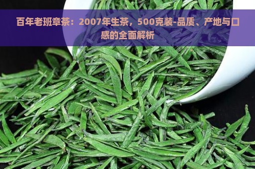 百年老班章茶：2007年生茶，500克装-品质、产地与口感的全面解析