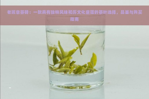 老班章茶砖：一款具有独特风味和历文化底蕴的茶叶选择，品鉴与购买指南