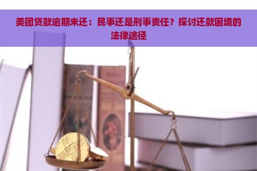 美团贷款逾期未还：民事还是刑事责任？探讨还款困境的法律途径