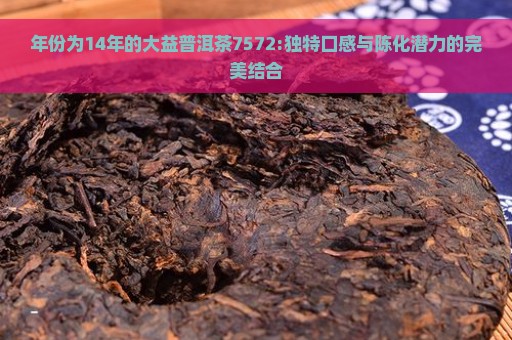 年份为14年的大益普洱茶7572:独特口感与陈化潜力的完美结合