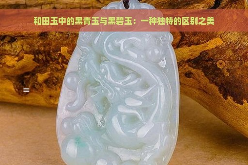 和田玉中的黑青玉与黑碧玉：一种独特的区别之美