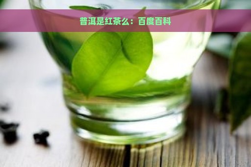 普洱是红茶么：百度百科