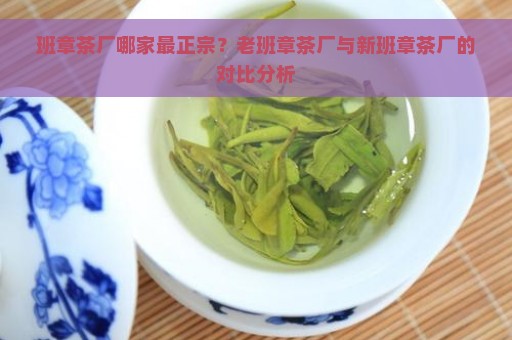 班章茶厂哪家最正宗？老班章茶厂与新班章茶厂的对比分析