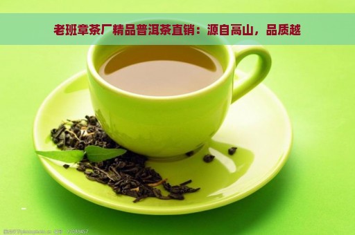 老班章茶厂精品普洱茶直销：源自高山，品质越