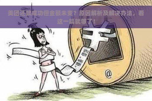 美团还款成功但金额未变？原因解析及解决办法，看这一篇就够了！