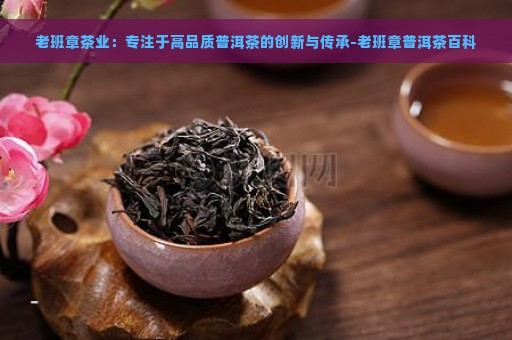 老班章茶业：专注于高品质普洱茶的创新与传承-老班章普洱茶百科