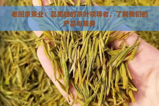 老班章茶业：品质越的茶叶领导者，了解我们的产品与服务