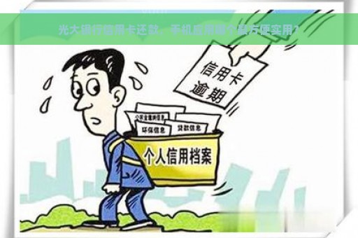 光大银行信用卡还款，手机应用哪个最方便实用？