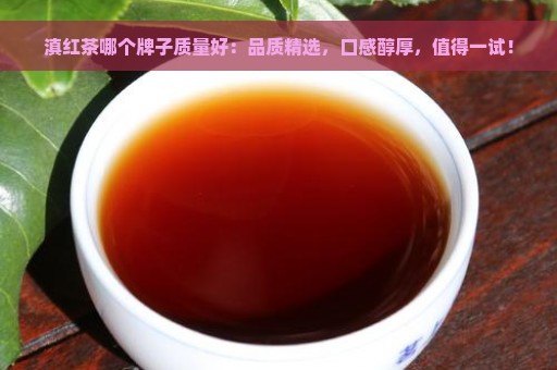 滇红茶哪个牌子质量好：品质精选，口感醇厚，值得一试！