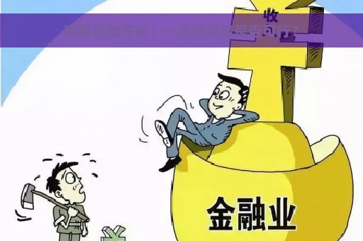 逾期还款方式：一次性还清是否可行？