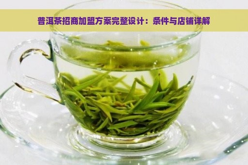 普洱茶招商加盟方案完整设计：条件与店铺详解