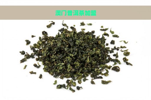 澳门普洱茶加盟