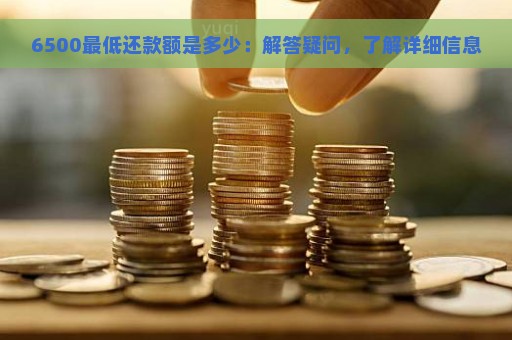 6500最低还款额是多少：解答疑问，了解详细信息