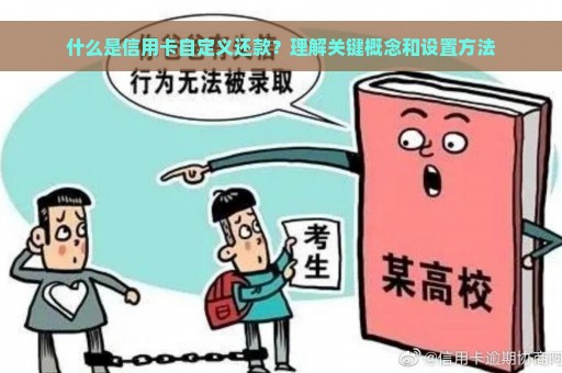 什么是信用卡自定义还款？理解关键概念和设置方法