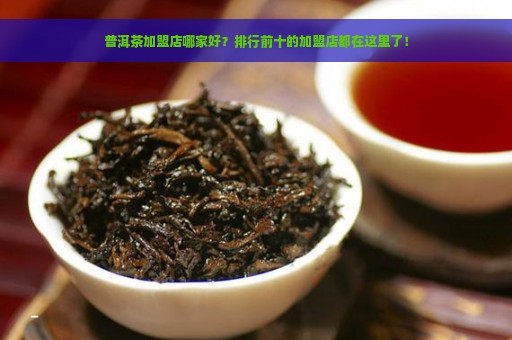 普洱茶加盟店哪家好？排行前十的加盟店都在这里了！