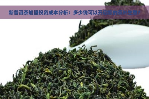 新普洱茶加盟投资成本分析：多少钱可以开启您的茶叶生意？