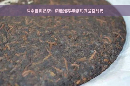 探索普洱熟茶：精选推荐与您共度品茗时光