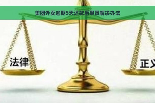 美团外卖逾期5天还款后果及解决办法