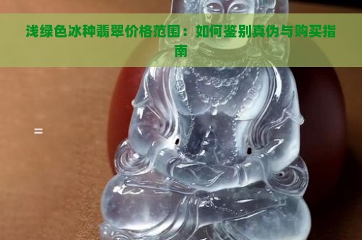 浅绿色冰种翡翠价格范围：如何鉴别真伪与购买指南