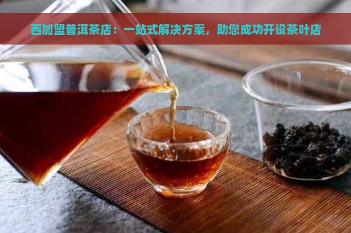 西加盟普洱茶店：一站式解决方案，助您成功开设茶叶店