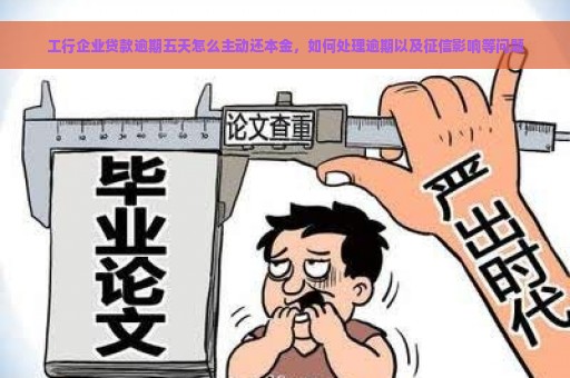 工行企业贷款逾期五天怎么主动还本金，如何处理逾期以及征信影响等问题