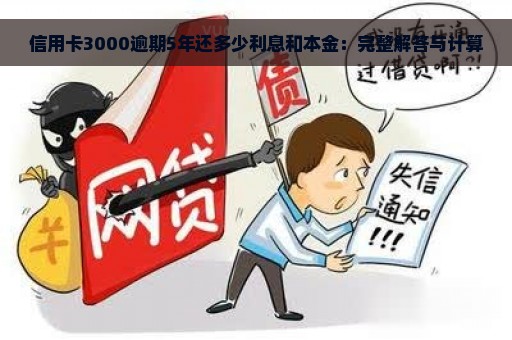 信用卡3000逾期5年还多少利息和本金：完整解答与计算