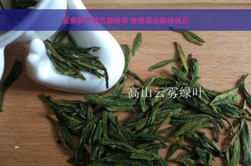 云南特产滇红茶特级 金芽高山韵味纯正