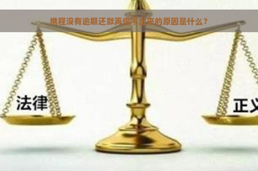 携程没有逾期还款再借不出来的原因是什么？