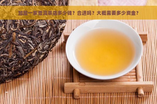 加盟一家普洱茶店多少钱？合适吗？大概需要多少资金？