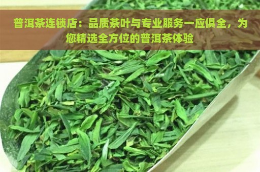 普洱茶连锁店：品质茶叶与专业服务一应俱全，为您精选全方位的普洱茶体验